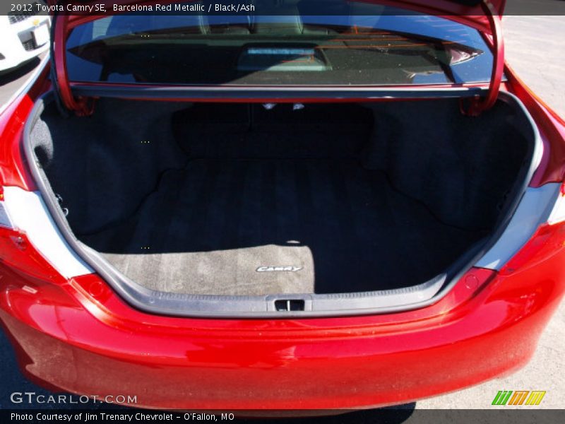 Barcelona Red Metallic / Black/Ash 2012 Toyota Camry SE