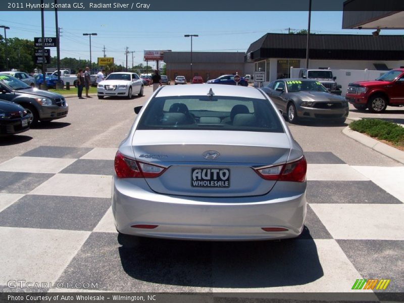 Radiant Silver / Gray 2011 Hyundai Sonata GLS