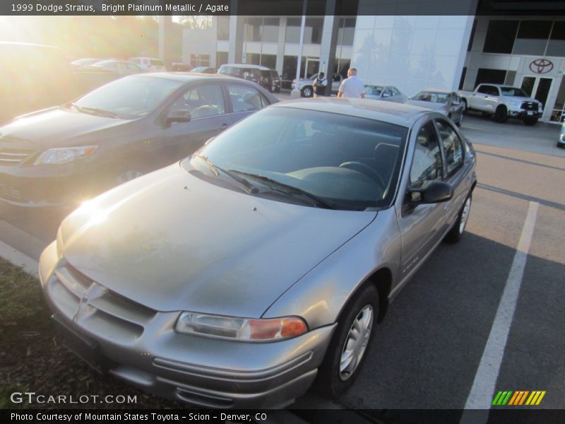 Bright Platinum Metallic / Agate 1999 Dodge Stratus