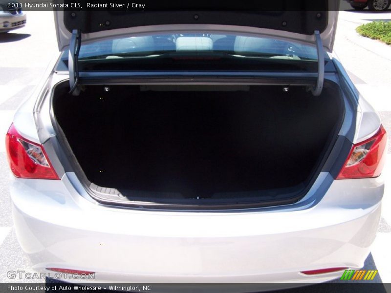 Radiant Silver / Gray 2011 Hyundai Sonata GLS