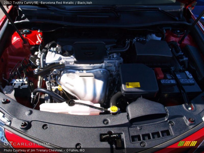 Barcelona Red Metallic / Black/Ash 2012 Toyota Camry SE