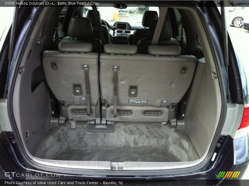 Baltic Blue Pearl / Gray 2008 Honda Odyssey EX-L