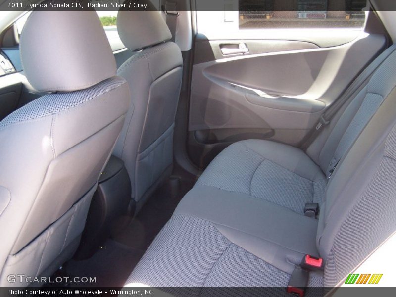 Radiant Silver / Gray 2011 Hyundai Sonata GLS