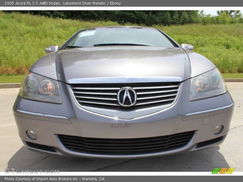 Lakeshore Silver Metallic / Ebony 2005 Acura RL 3.5 AWD Sedan