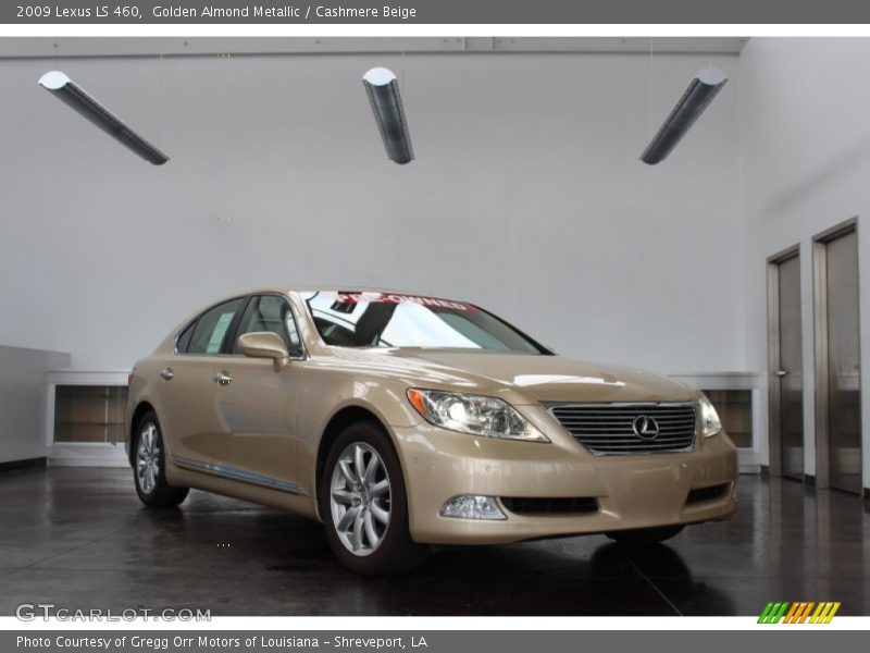 Golden Almond Metallic / Cashmere Beige 2009 Lexus LS 460