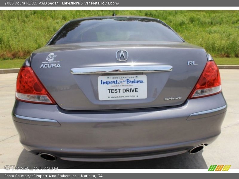 Lakeshore Silver Metallic / Ebony 2005 Acura RL 3.5 AWD Sedan
