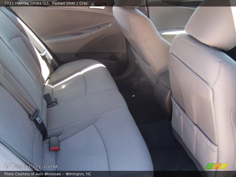 Radiant Silver / Gray 2011 Hyundai Sonata GLS