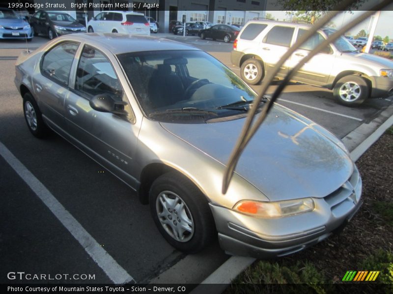 Bright Platinum Metallic / Agate 1999 Dodge Stratus