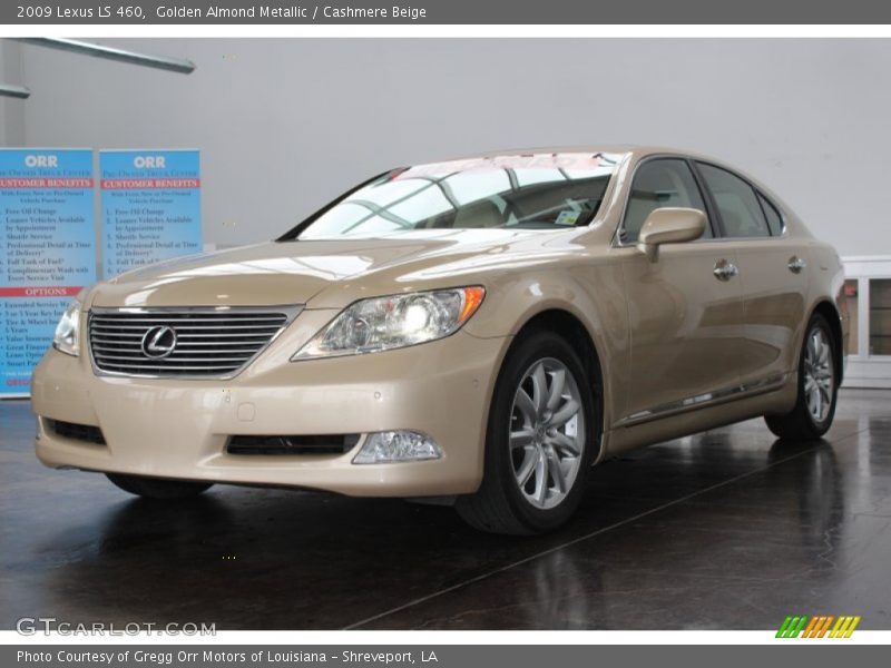 Golden Almond Metallic / Cashmere Beige 2009 Lexus LS 460