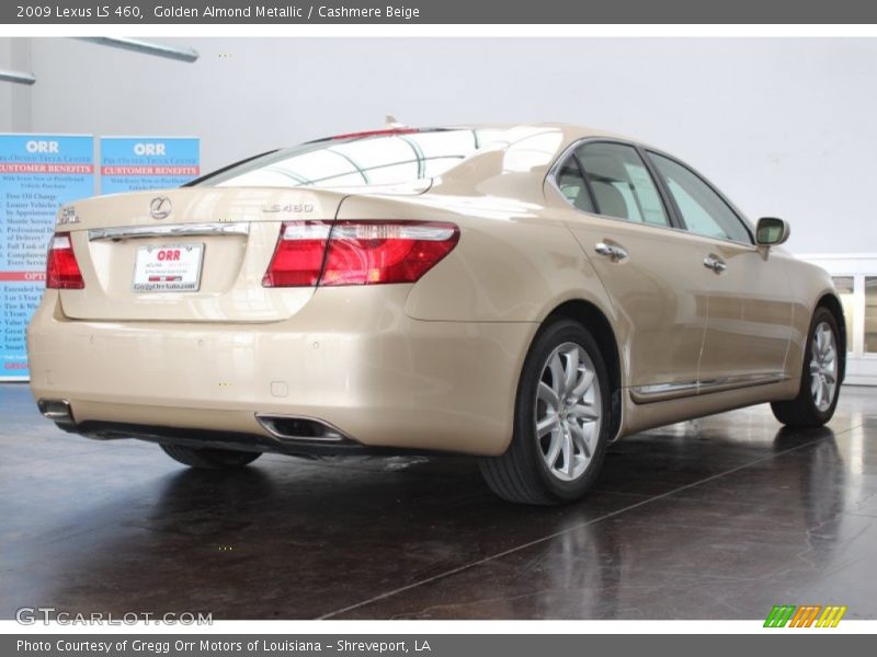 Golden Almond Metallic / Cashmere Beige 2009 Lexus LS 460