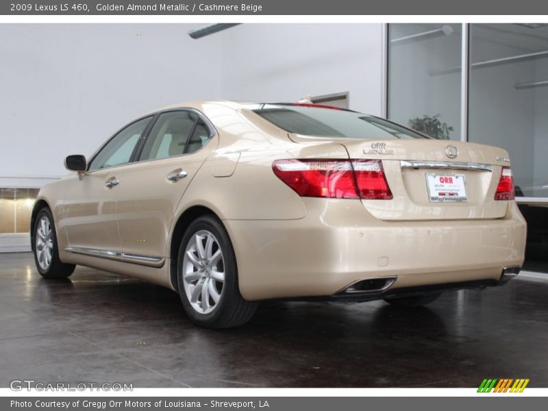 Golden Almond Metallic / Cashmere Beige 2009 Lexus LS 460