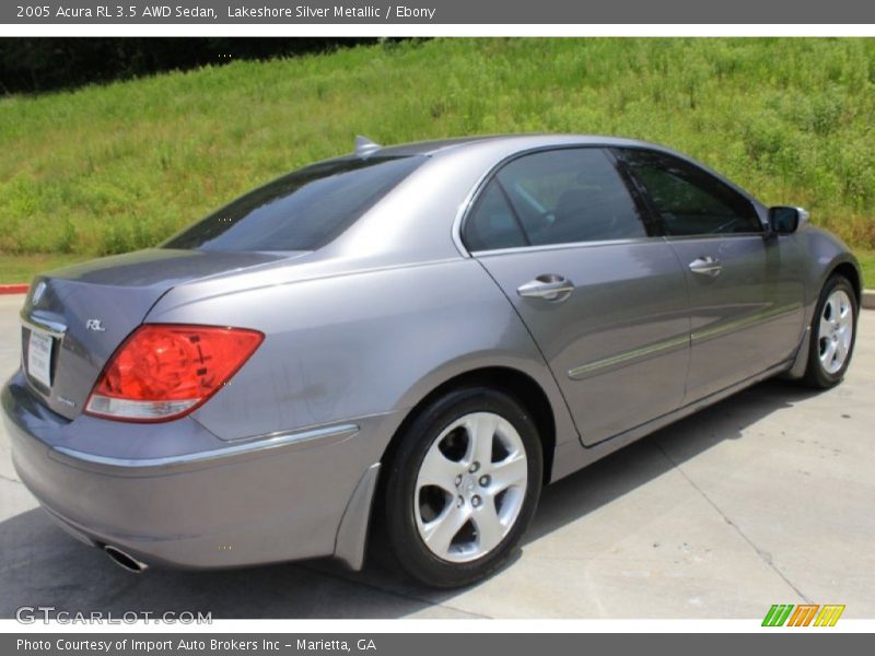 Lakeshore Silver Metallic / Ebony 2005 Acura RL 3.5 AWD Sedan