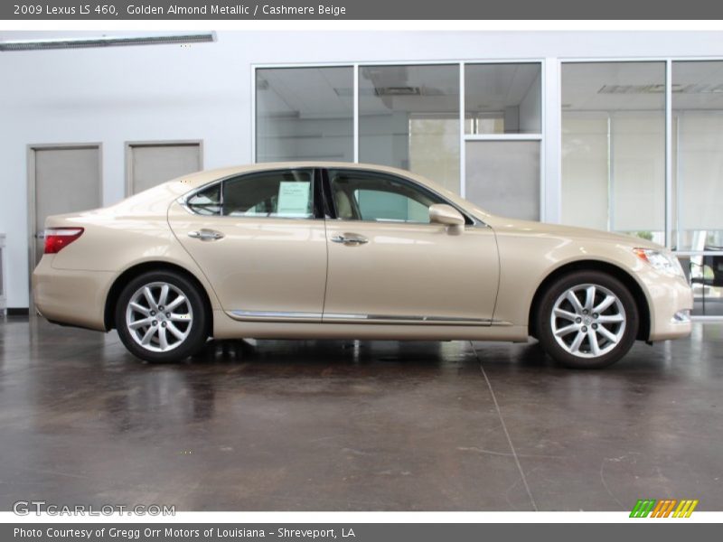 Golden Almond Metallic / Cashmere Beige 2009 Lexus LS 460