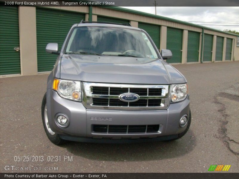 Tungsten Grey Metallic / Stone 2008 Ford Escape Hybrid 4WD