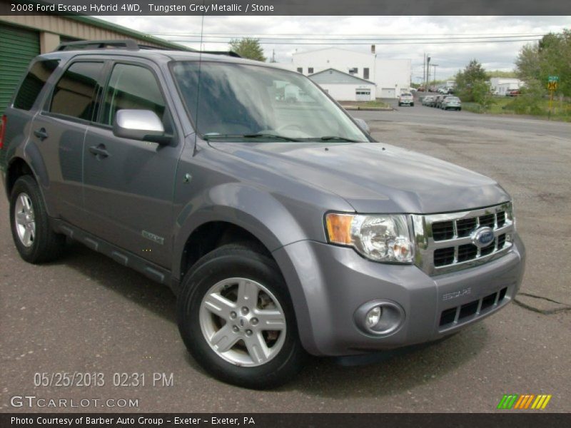 Tungsten Grey Metallic / Stone 2008 Ford Escape Hybrid 4WD
