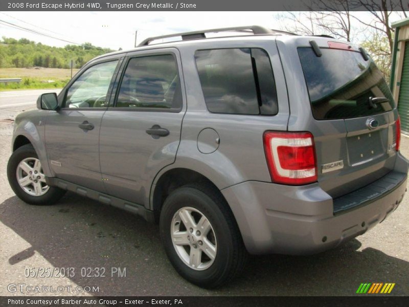 Tungsten Grey Metallic / Stone 2008 Ford Escape Hybrid 4WD