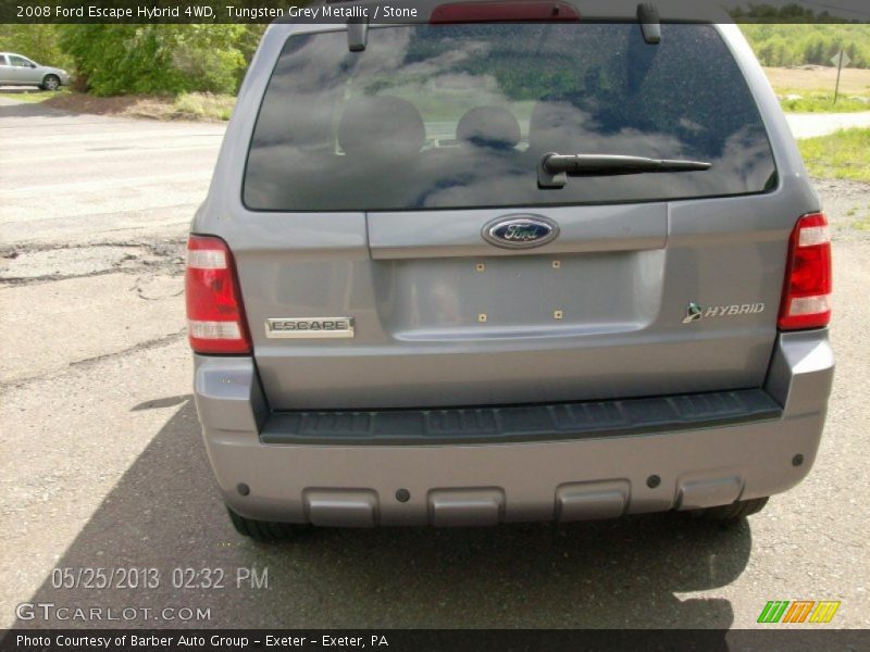 Tungsten Grey Metallic / Stone 2008 Ford Escape Hybrid 4WD