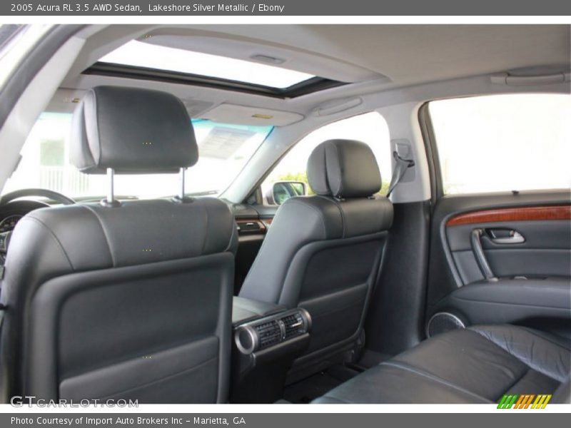 Lakeshore Silver Metallic / Ebony 2005 Acura RL 3.5 AWD Sedan