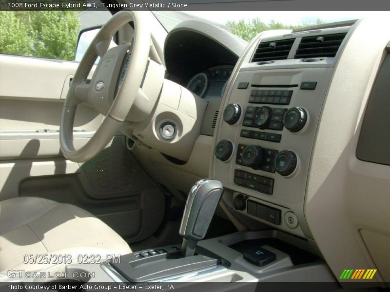 Tungsten Grey Metallic / Stone 2008 Ford Escape Hybrid 4WD