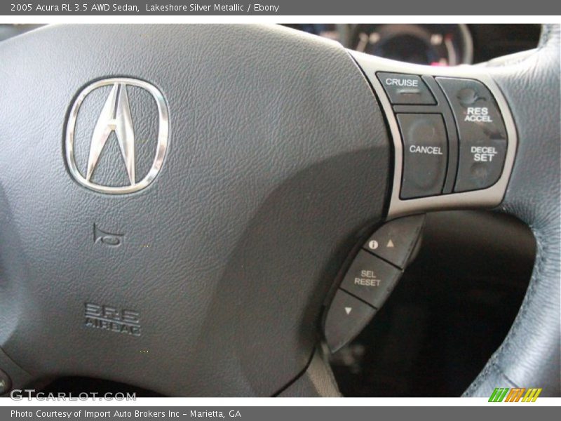 Lakeshore Silver Metallic / Ebony 2005 Acura RL 3.5 AWD Sedan