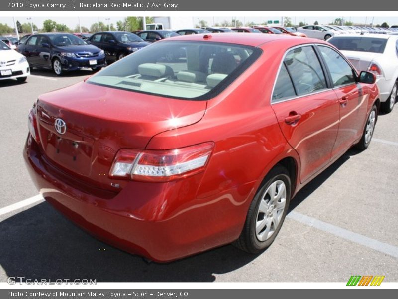 Barcelona Red Metallic / Ash Gray 2010 Toyota Camry LE