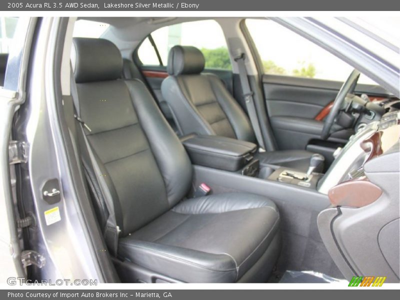 Lakeshore Silver Metallic / Ebony 2005 Acura RL 3.5 AWD Sedan