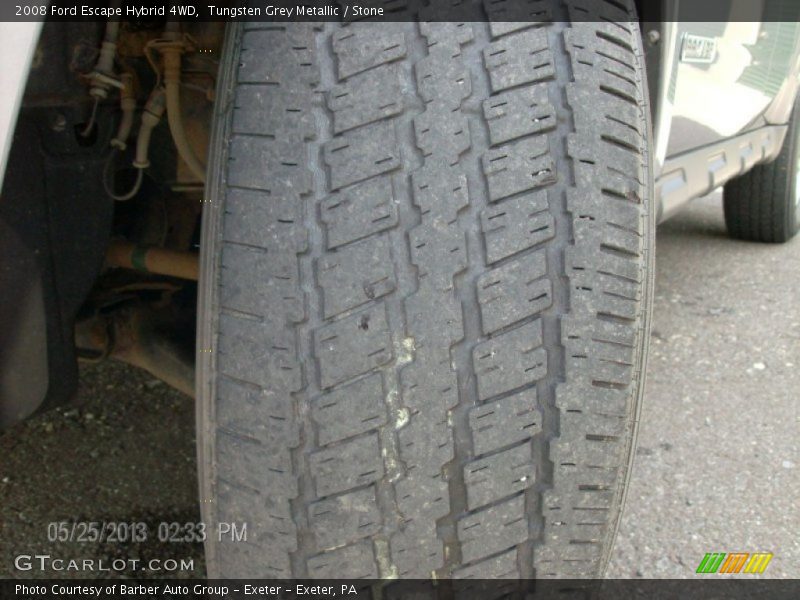 Tungsten Grey Metallic / Stone 2008 Ford Escape Hybrid 4WD