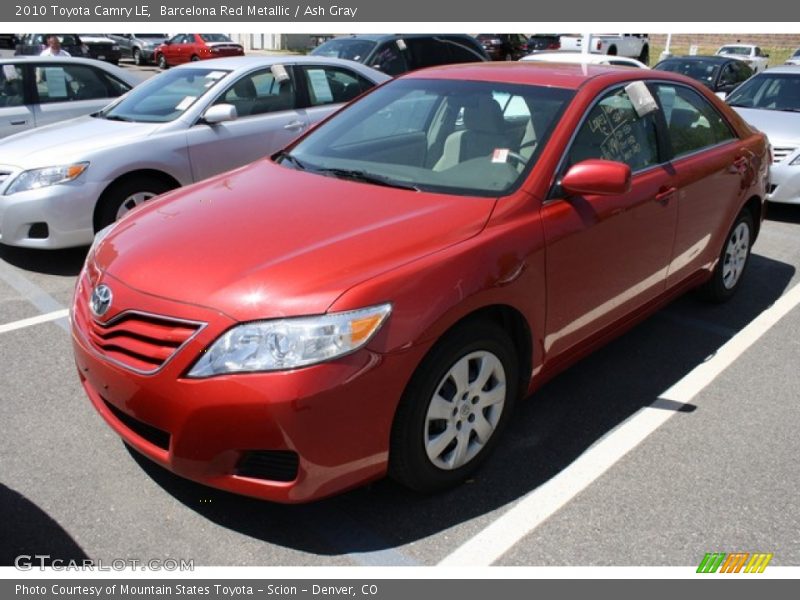 Barcelona Red Metallic / Ash Gray 2010 Toyota Camry LE