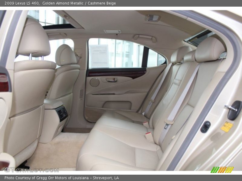 Rear Seat of 2009 LS 460