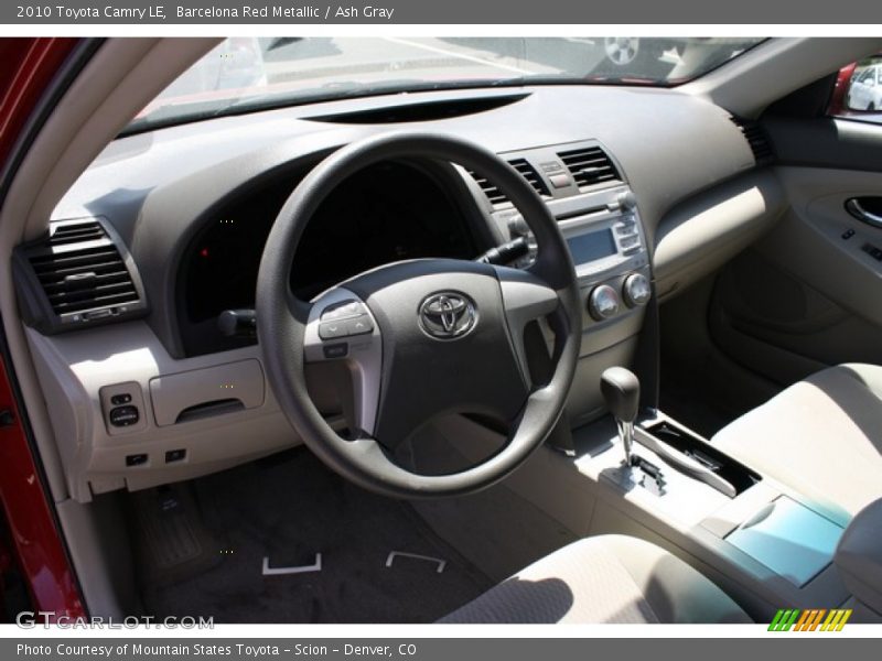 Barcelona Red Metallic / Ash Gray 2010 Toyota Camry LE