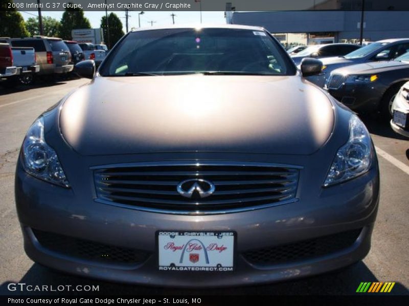 Amethyst Graphite Gray / Graphite 2008 Infiniti G 37 Coupe