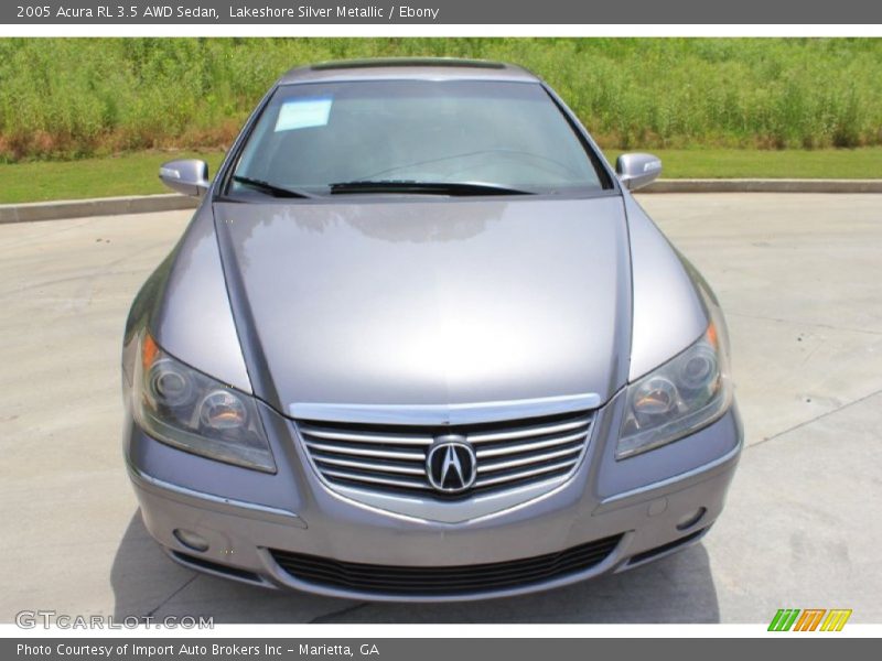Lakeshore Silver Metallic / Ebony 2005 Acura RL 3.5 AWD Sedan