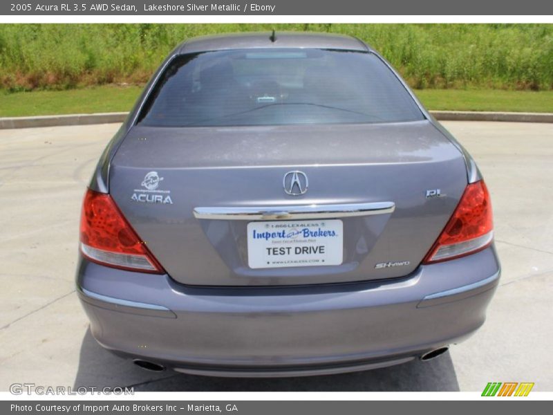 Lakeshore Silver Metallic / Ebony 2005 Acura RL 3.5 AWD Sedan