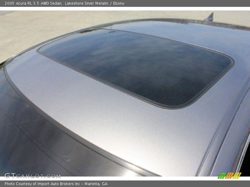 Lakeshore Silver Metallic / Ebony 2005 Acura RL 3.5 AWD Sedan