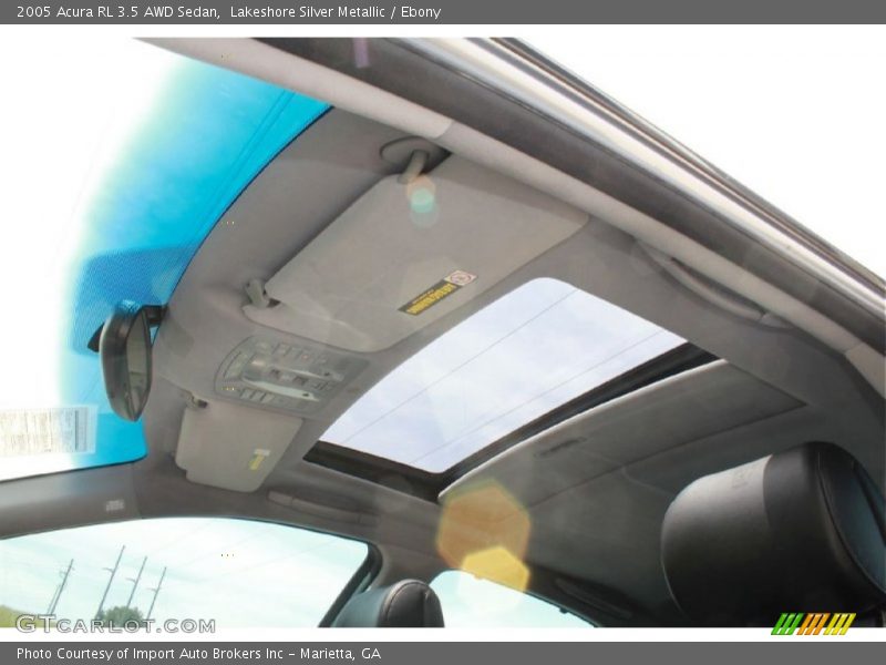 Lakeshore Silver Metallic / Ebony 2005 Acura RL 3.5 AWD Sedan