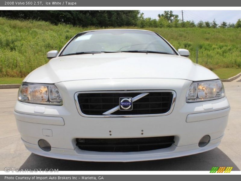 Ice White / Taupe 2008 Volvo S60 2.5T