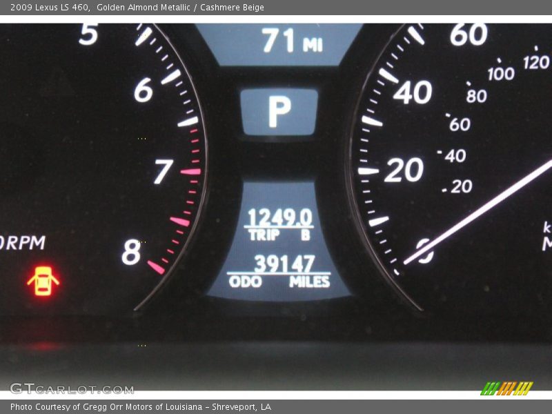 Golden Almond Metallic / Cashmere Beige 2009 Lexus LS 460