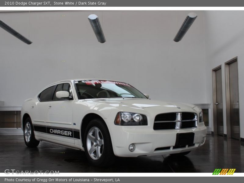 Stone White / Dark Slate Gray 2010 Dodge Charger SXT