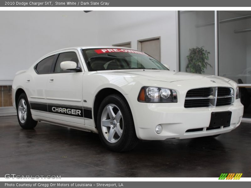Stone White / Dark Slate Gray 2010 Dodge Charger SXT