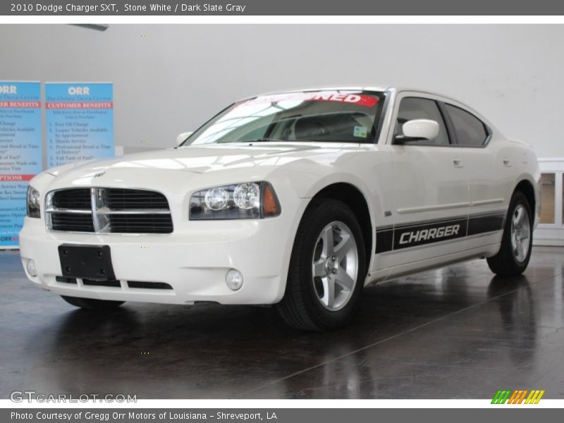 Stone White / Dark Slate Gray 2010 Dodge Charger SXT