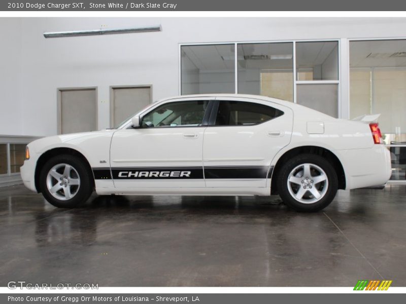 Stone White / Dark Slate Gray 2010 Dodge Charger SXT