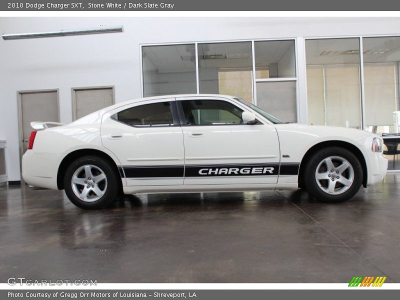 Stone White / Dark Slate Gray 2010 Dodge Charger SXT
