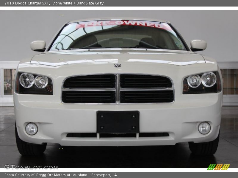 Stone White / Dark Slate Gray 2010 Dodge Charger SXT