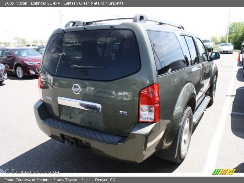Canteen Green Metallic / Graphite 2005 Nissan Pathfinder SE 4x4