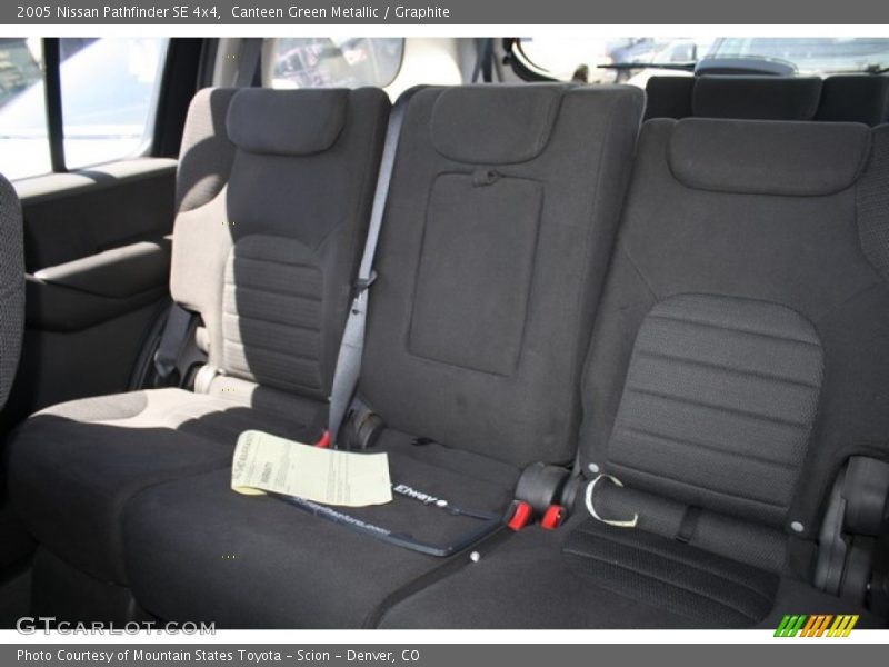 Canteen Green Metallic / Graphite 2005 Nissan Pathfinder SE 4x4