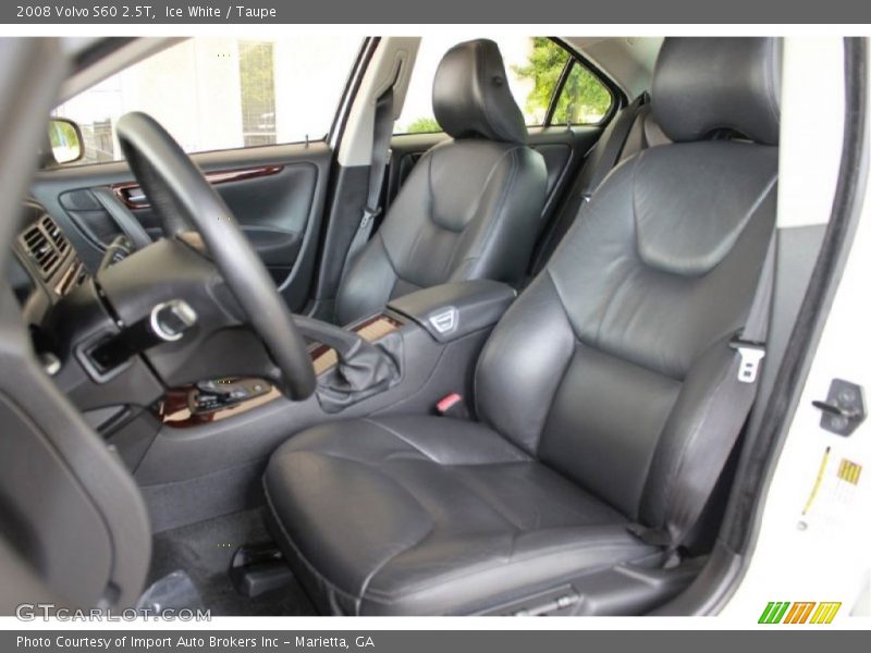 Ice White / Taupe 2008 Volvo S60 2.5T