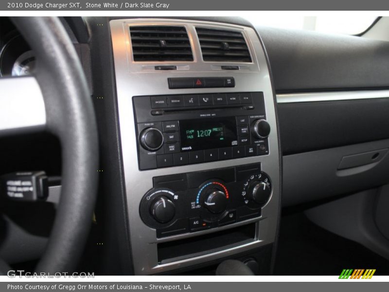 Stone White / Dark Slate Gray 2010 Dodge Charger SXT