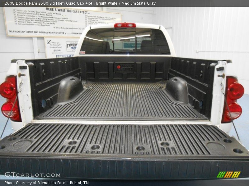 Bright White / Medium Slate Gray 2008 Dodge Ram 2500 Big Horn Quad Cab 4x4