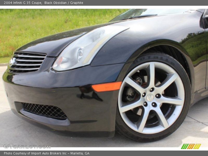 Black Obsidian / Graphite 2004 Infiniti G 35 Coupe