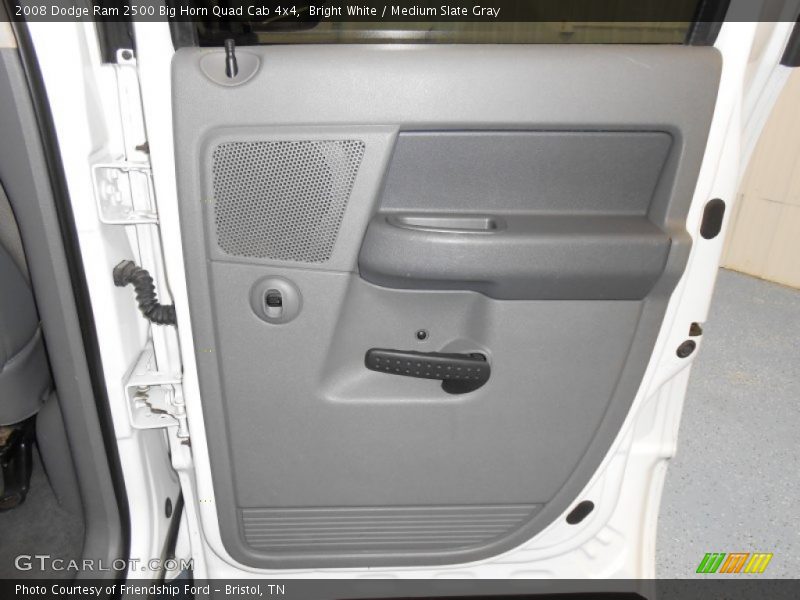 Bright White / Medium Slate Gray 2008 Dodge Ram 2500 Big Horn Quad Cab 4x4